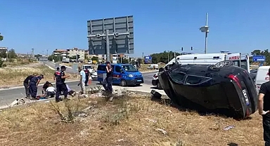 Çanakkale'de trafik kazası 1'i ağır 2 yaralı 