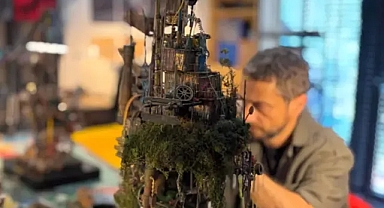 Çöpten sahneye atıklar diorama sanatıyla hayat buldu 