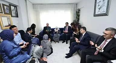 Cumhurbaşkanı Erdoğan'dan şehit annesine ziyaret