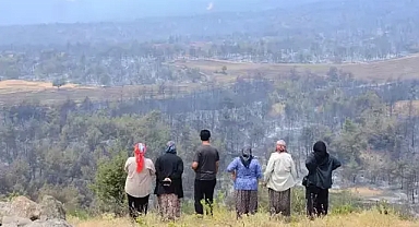 Evlerini boşaltan bilecik köylüleri yangın sınırında nöbet tutuyor 