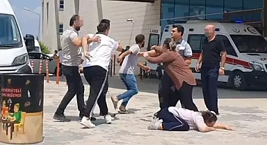 Hastane önünde gerginlik bebeğin ölüm haberi anneyi çıldırtı