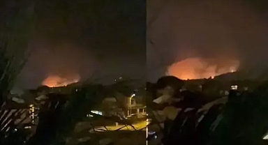 İzmir'de Çıkan Yangın Yayılıyor