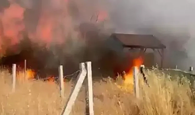 İzmir Yangının da Evler Zarar Gördü