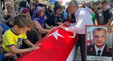 Kansere yenik düşen uzman jandarma askeri törenle uğurlandı 