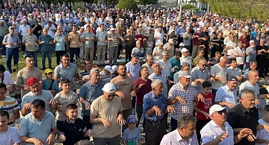 Karabük safranbolu'da orman yangınından dolayı yağmur duası 