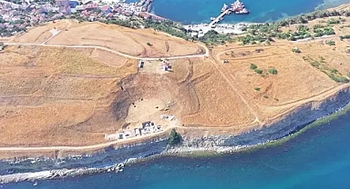 Perinthos antik kenti nde tiyatro gün yüzüne çıkıyor yüzde 25 i kazıldı 