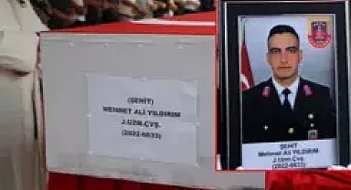 Şırnakta şehit olan uzman çavuş son yolculuğuna uğurlandı 