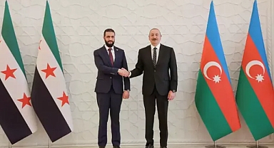 Suriye cumhurbaşkanı ahmed şara azerbeycan da resmi ziyarette 