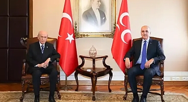 Tbmm başkanı kurtulmuş'tan bahçeli'ye ziyaret 