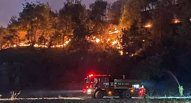 Yangın felaketi sınır aştı komşu köyler tahliye edildi 
