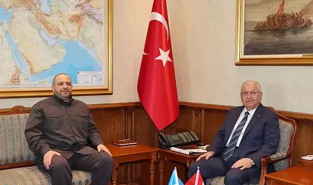 Bakan Güler, Ukrayna Milli Güvenlik ve Savunma Konseyi Sekreteri Umerov ile görüştü