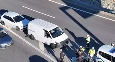 Sultangazi'de dron destekli trafik denetimi: 212 sürücüye 486 bin lira ceza yazıldı