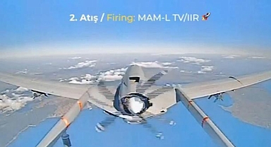 Bayraktar TB3, MAM-L IIR ile hedefi tam isabetle vurdu