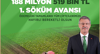 KAYSERİ ŞEKER'DEN 188 MİLYON LİRALIK SÖKÜM AVANSI
