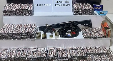 14 Bin uyuşturucu hap ile yakalanan şüpheli, 'Kullanmak için satın aldım' dedi