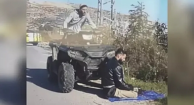 ATV ile namaz kılan Filistinliye çarpan İsrail askerinin görevine son verildi