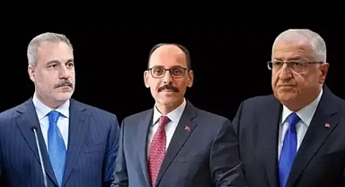 Bakan Fidan ile Bakan Güler, MİT Başkanı Kalın ile Şam'a gitti