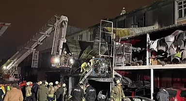 Başakşehir'de 2 katlı dükkan'da yangın: 1 ölü, 1 yaralı