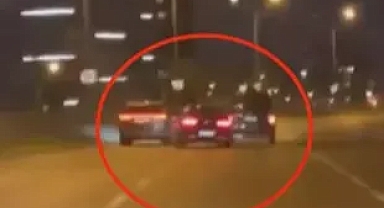 Başakşehir'de trafik magandası kameralara böyle yansıdı 