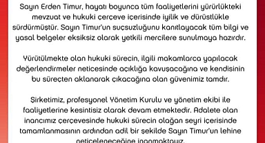 Erden Timur için flaş açıklama!