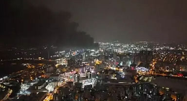 Esenyurt'ta ki fabrika yangını 7 saattir devam ediyor