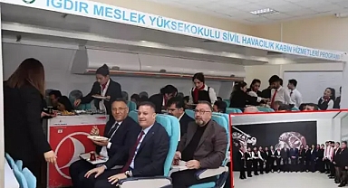 Havacılık öğrencilerine simülasyonlu uygulamalı eğitim saglanıyor