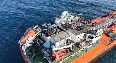 Saldırıya uğrayan Rus tankeri ‘Mıdvolga-2’, Sinop'ta onarım sürecine alındı