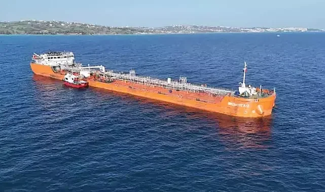 Saldırıya uğrayan Rus tankeri ‘Mıdvolga-2’, Sinop'ta onarım sürecine alındı