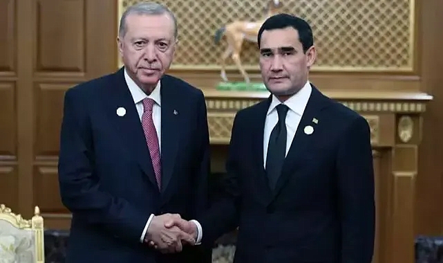 Türkmenistan'da Erdoğan-Putin görüşme gerçekleştirdi