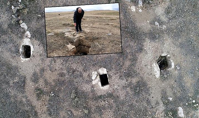 Urartuların oda mezarlarında defineci talanı