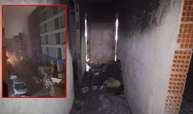 Bahçelievler'de inşaatta çıkan yangında bir kişinin cesedi bulundu