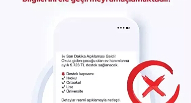 Bakanlıktan uyarı: 'Çocuğu okula giden ev hanımlarına yardım' bahanesi bilgilerinizi çalıyorlar