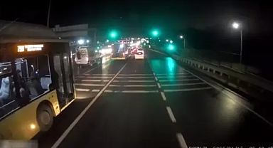 Başakşehir'de zincirleme kaza: 3 otobüs çarpıştı, 5 kişi yaralandı