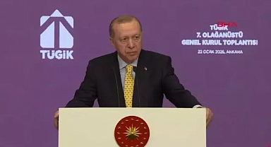 Erdoğan : Olağanüstü Genel Kurulu'nda önemli açıklamlarda bulundu . 
