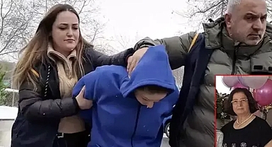 Teyzesini öldürüp, cesedini kolonya dökerek ateşe veren şüpheli ile eşi adliyede