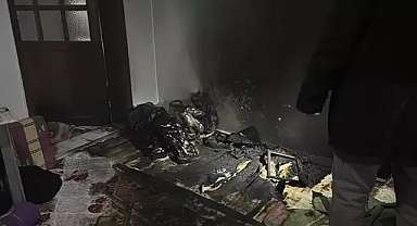 Uzaklaştırma kararı olan damat, kayınvalidesinin evini ateşe verdi