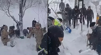 Van'da çığ faciası: 1 kadın yaralı kurtarıldı, 20 ev tahliye edildi