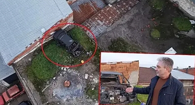 20 Yıldır Çatıda Duran Arabayı Farketmedi