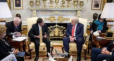 ABD Başkanı Trump; Kolombiya Cumhurbaşkanı ile bir araya geldi