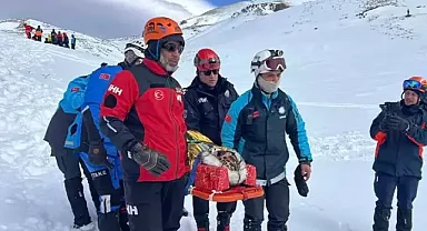 Afet ve Acil Durum Müdürlüğü Erciyes'te 171 personelin katılımı ile çığ tatbikatı gerçekleştirdi