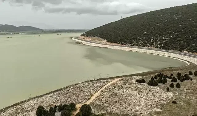 Avlan Gölü, bu yılki yağışlarla yeniden su tuttu.