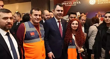 Bakan Kurum: “Çöp kutusu göndermekle övünüyorlar ama gece gündüz çalıştığımız 455 bin konutu beğenmiyorlar''