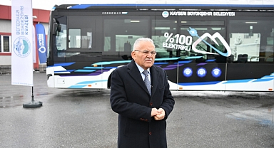 Başkan Büyükkılıç, elektrikli otobüs ile bisikletleri inceledi