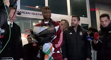 Beşiktaş'ın yeni transferi Agbadou İstanbul'a iniş yaptı