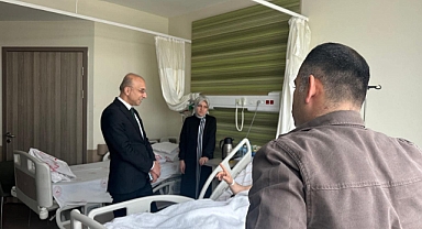 CHP'li Genç'ten operasyonda yaralanan polis memuruna ziyaret