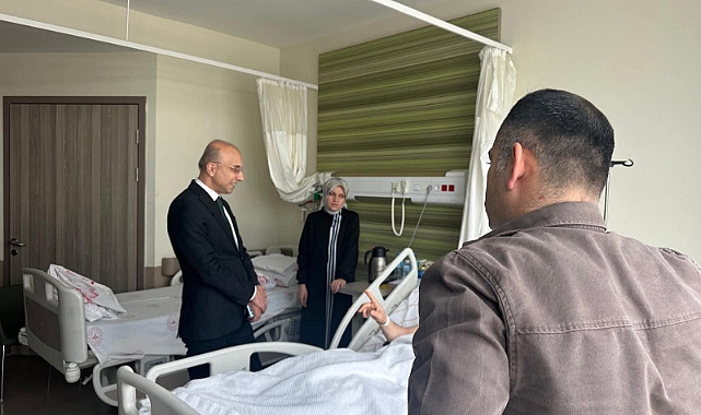 CHP'li Genç'ten operasyonda yaralanan polis memuruna ziyaret