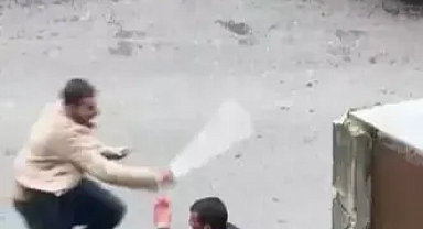 Cinnet geçiren eski eş sevgiliye saldırdı