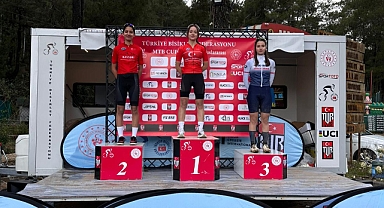 Dağ Bisikleti Türkiye Şampiyonası'nda Kayseri İmzası
