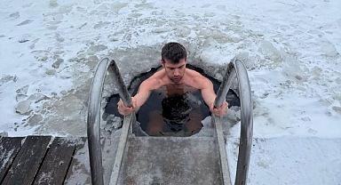 Dondurucu soğuğa meydan okudu