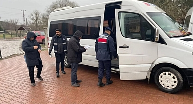 Hacılar’da öğrenci servislerinde denetim